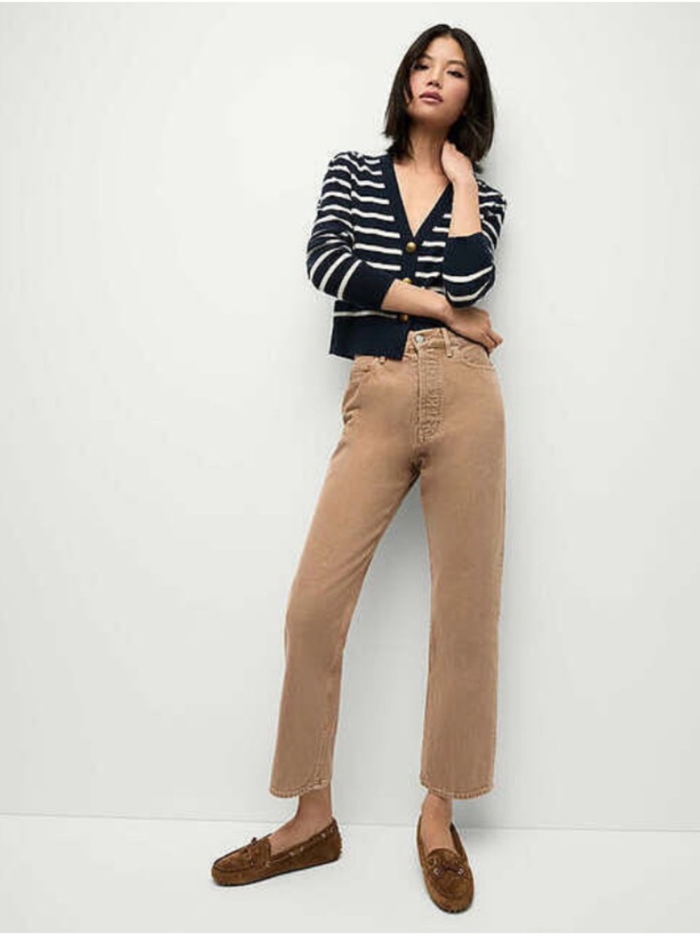 Veronica Beard High Rise Straight Leg Jeans Size 25